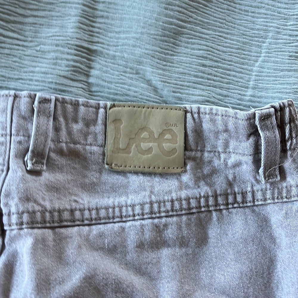 Vintage Lee Straight Leg Jeans - Light Tan